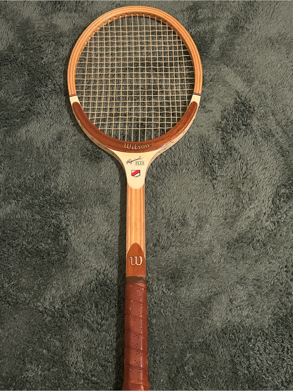 Vintage Wilson Wooden Tennis Racket